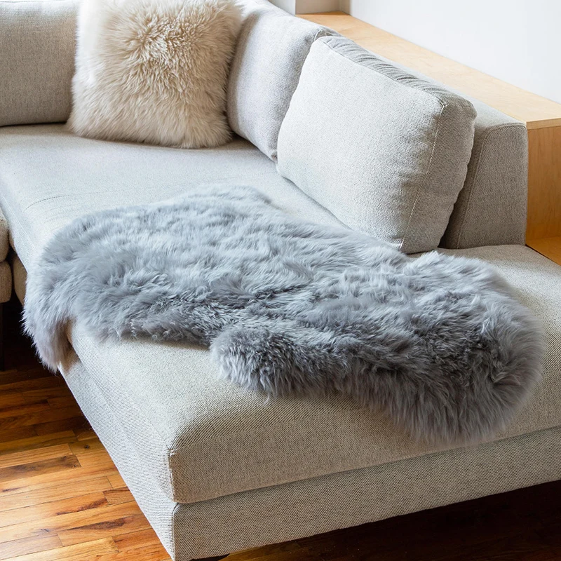 factory   cheapest  shaggy faux rabbit fur hair carpet for  bedroom area rug