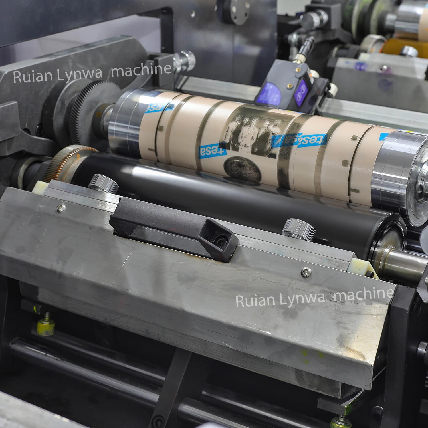 HJRYIN-450 8 Color IR Dryer Paper Film Foil  Flexo Graphic Printer Web Guide Station Flexographic Printing Machine