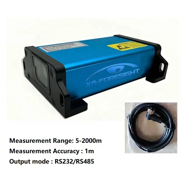 635nm длина волны RS232 интерфейс связи лазерный датчик расстояния Обнаружение уровня материала