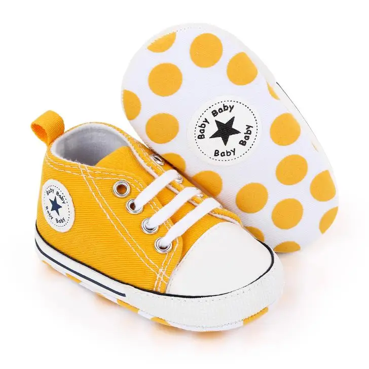 
2021 fashion comfortable canvas soft sole baby shoes boots cute slip-on soft flat toddler shoes 