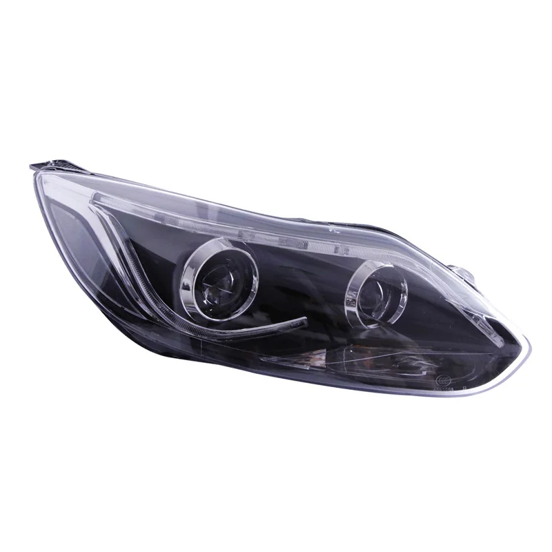 LED Daytime Light Headlights For Ford Focus 2012-2014 LED Tube Light Assembly Signal Lamp Accessories