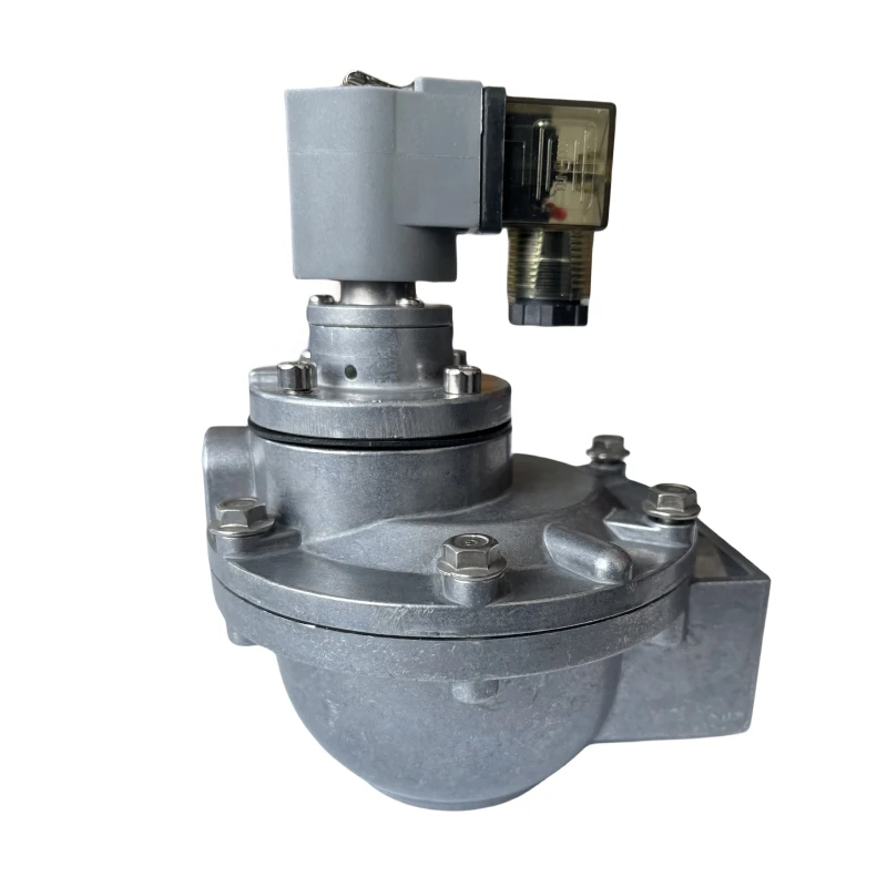DMF-Z-40S 1-1/2' Threaded Right Angle Dust Collector Solenoid Pulse Jet Diaphragm Valve for Baghouse