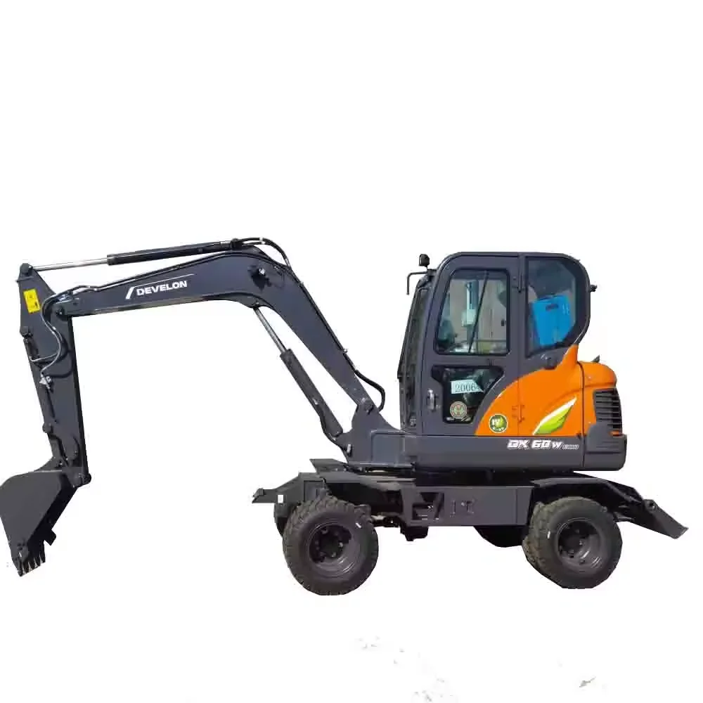 Дешевая цена высокопроизводительный подержанный экскаватор doosan колесный для строительства продажа DX60W DX60