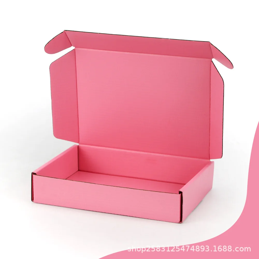 Three-layer Double-sided White Extra Hard Express Airplane Box Carton Underwear Clothing Custom Color Bra Packaging Box