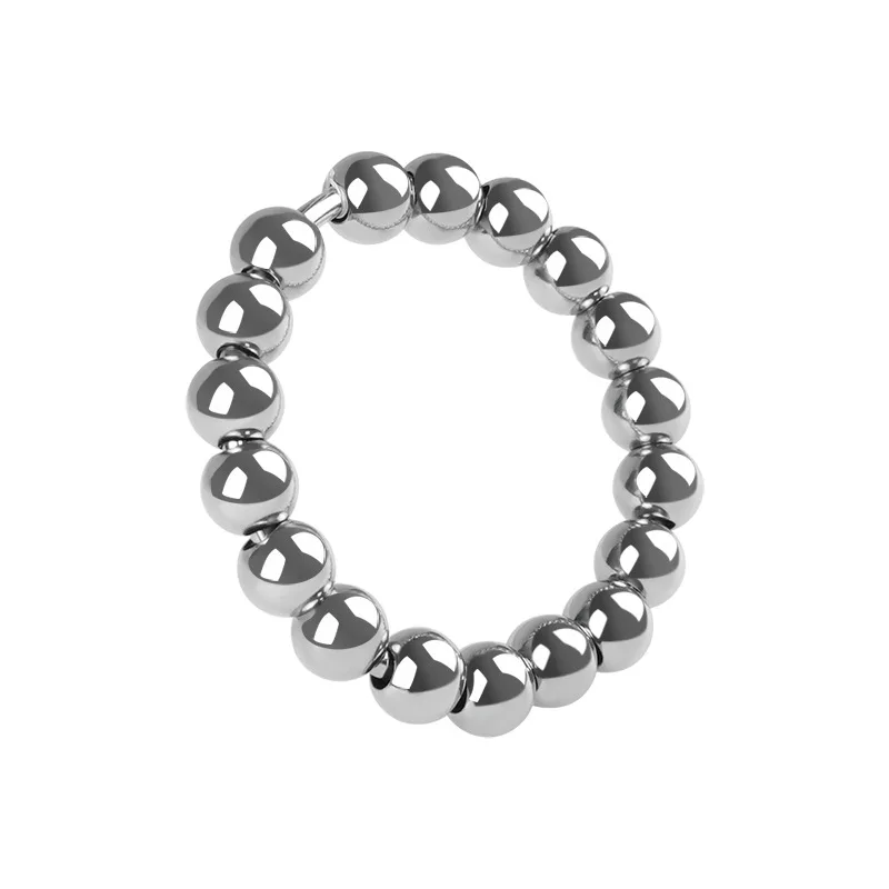 Metal Penis Ring Sex Toys for Men Male Delay Ejaculation Stainless Steel Cock Ring With Beads Glans Stimulator