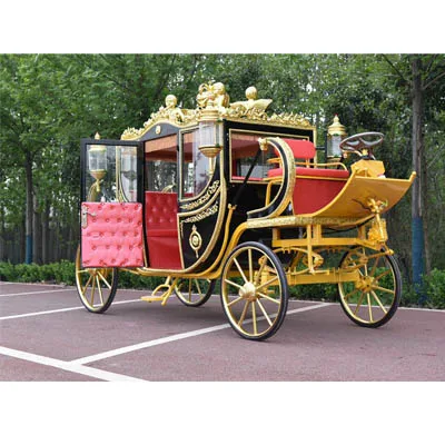 
Royal horse carriage for marriage wedding occasion decorated lord carriage manufacturer 