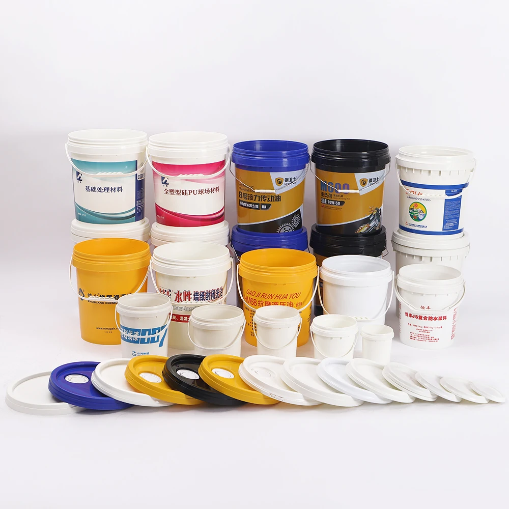 Оптовая продажа получения информации об оптовой цене качество 2,2 литров портативный сверхмощный уличная Водонепроницаемая рыбы пластиковые ведра с крышкой и ручкой