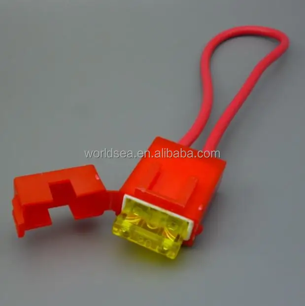 12V Ceramic Auto Fuse Holder And Car Fuse Socket For Mid Fuse 1A2A3A5A7.5A10A15A20A25A30A35A40A