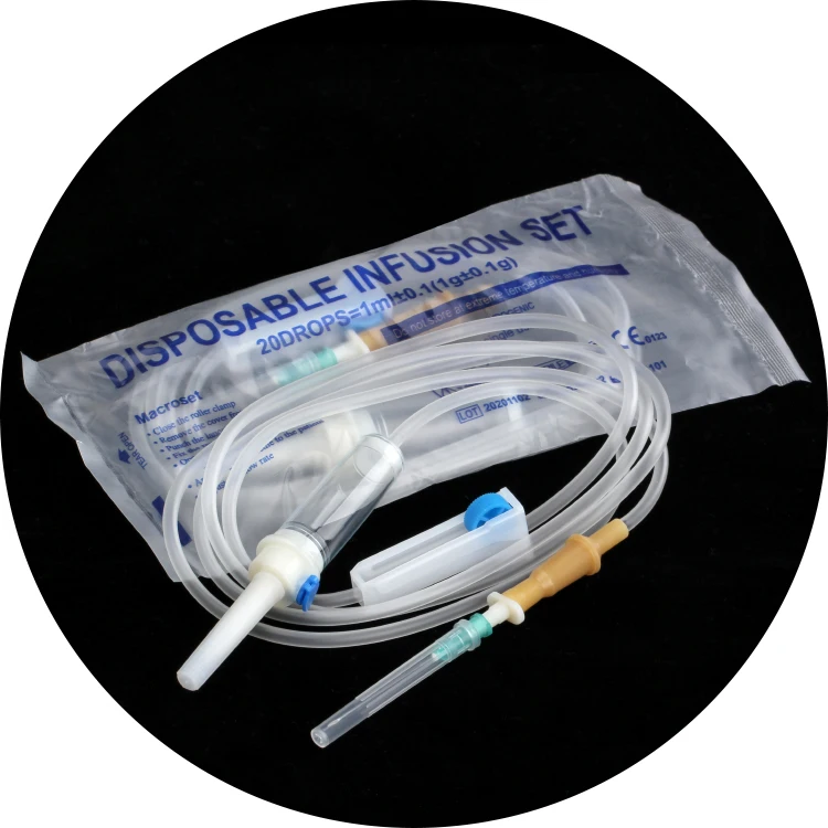 Disposable With Filter Medical Price Drip Chamber Infusion Set