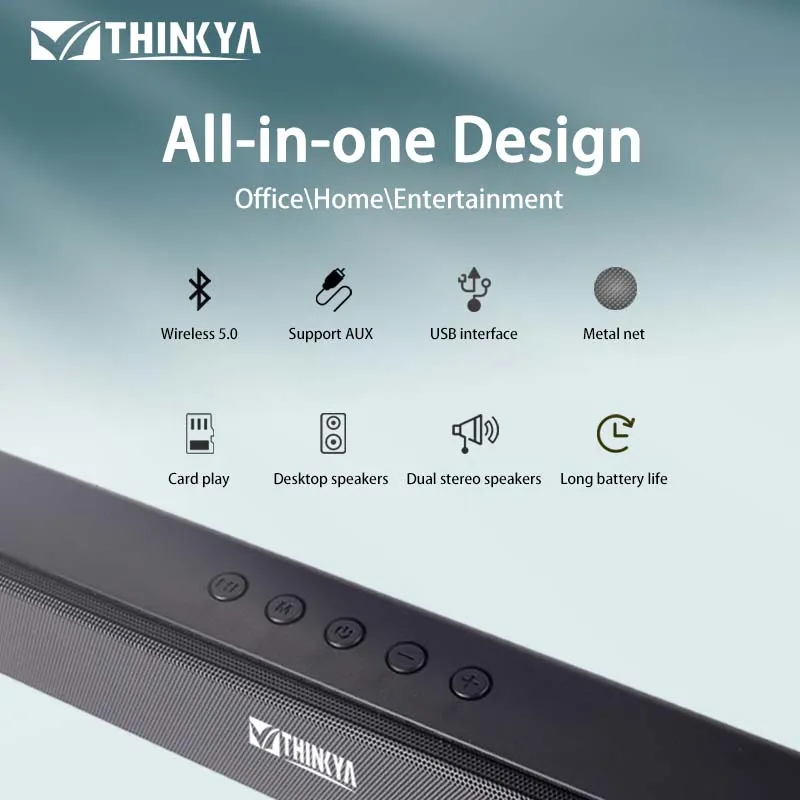 Best 3D Surrounding Home Theater System Bass Box BT5.0 Speaker Sound Bar Bluetooths For Phone Wireless Sound bar