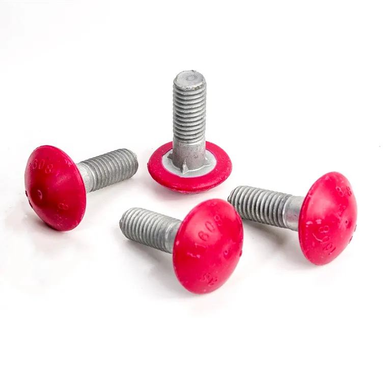 Wholesale Price Stainless Steel Hex Bolts Grade 8.8 Half Thread Plastic Head Bolt Carriage Bolts