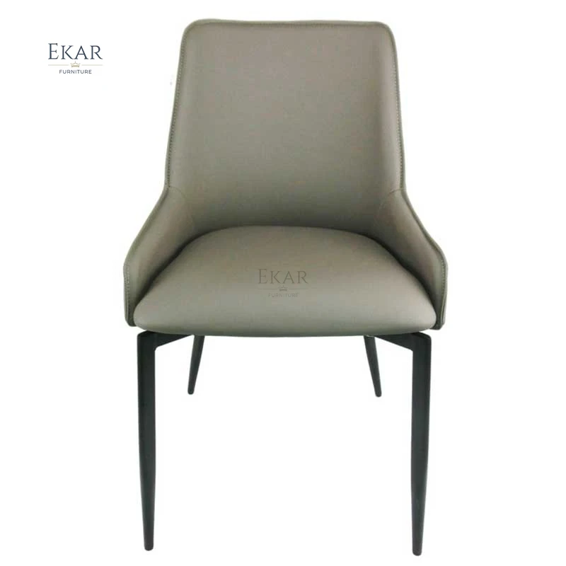 Ekar Furniture Custom Modern Comfy Price Low Back Vintage Iron Industrial Style Dining Chairs