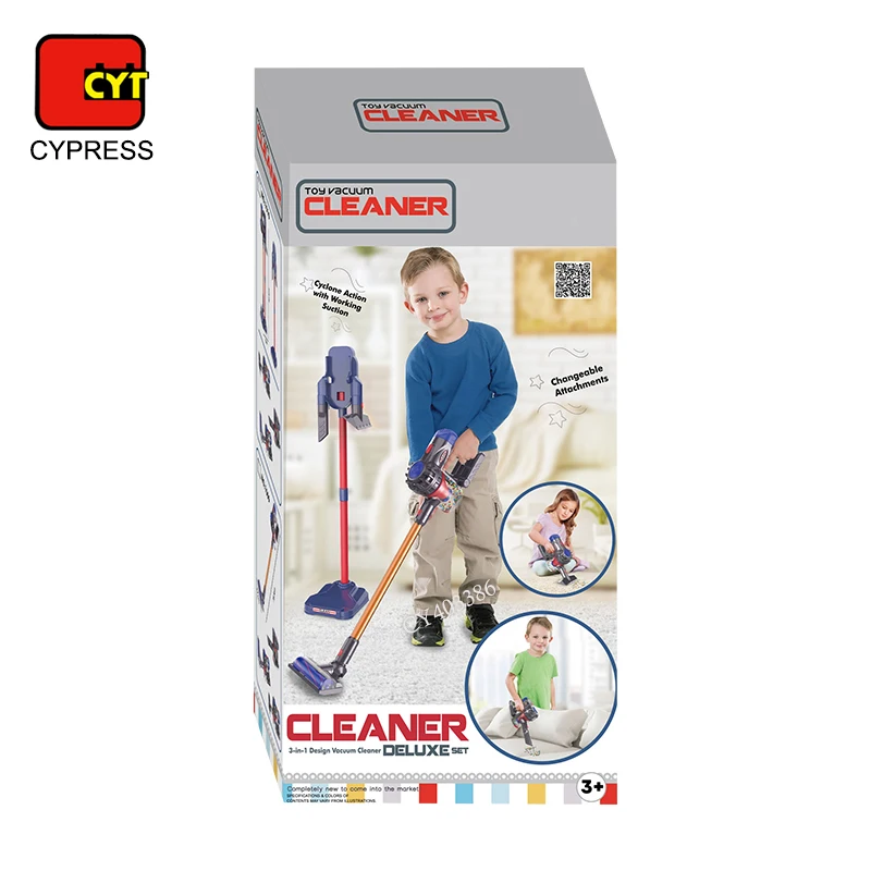 changeable attachment B/O cleaning toy kids vacuum cleaner toy