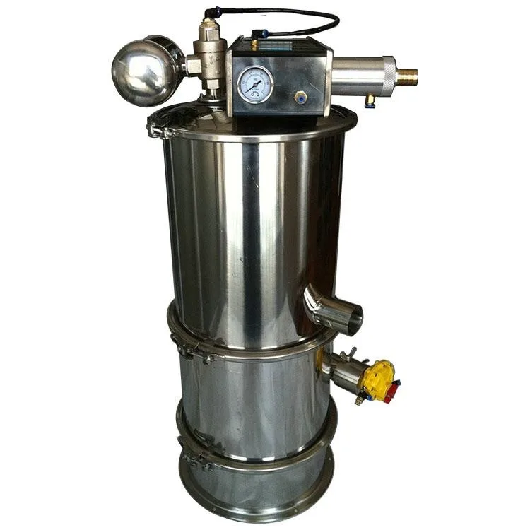 vacuum powder transfer feeder for food industry