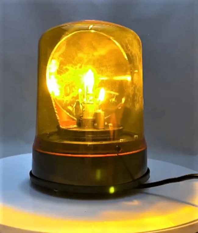 Wholesale DC12 / 24 V Mining Safety lights H1 Halogen Revolving Light Vehicle Top Rotating Emergency Lamp WL115  for Britax use