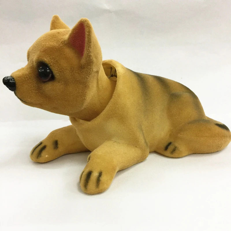 2023 Nodding Dog Shaking Head Toys Cute Bobblehead Puppy Dolls Swing Car Ornaments Home Auto Interior Decor Car Dashboard Toys