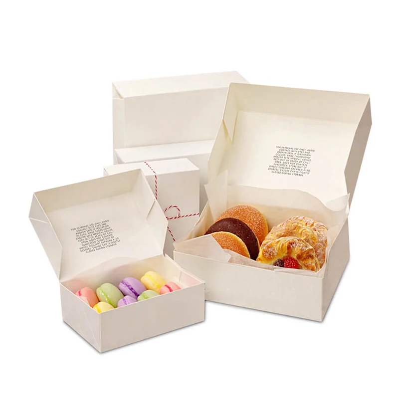 Custom Kraft Bakery Box With Window, Bakery Packaging Boxes Custom, Bakery Paper Box Packaging