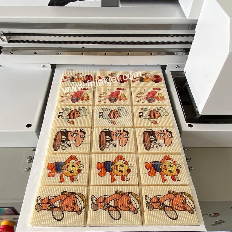 Best Fast Longlife Newest Direct to Candy Macaroon Cookies Marshmallow Chocolate Printing Machines