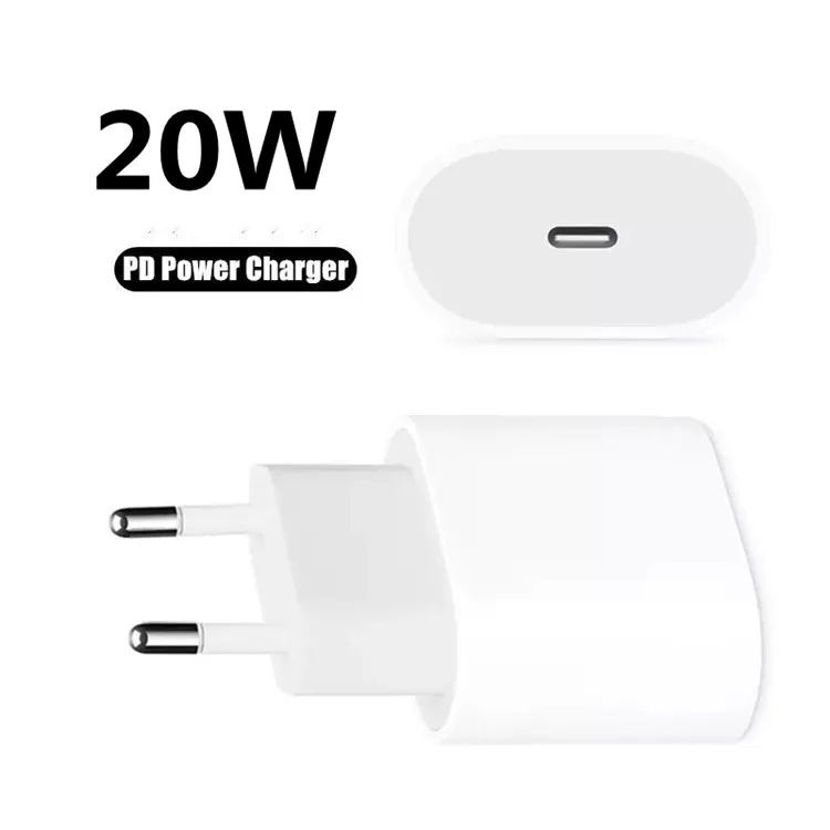 New Product EU US Plug Usb Type c 20w 18w PD Wall Charger Type-c 20W usb-c power Adapter For iPhone 12/13/11 fast Charger