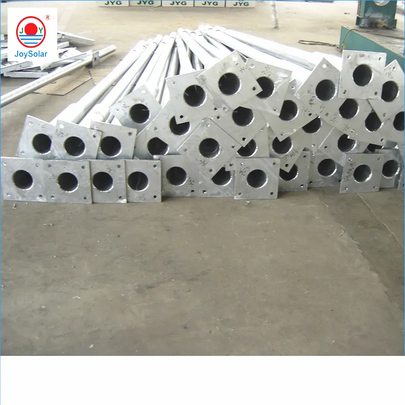 iron casting street light pole,machine rounded poles