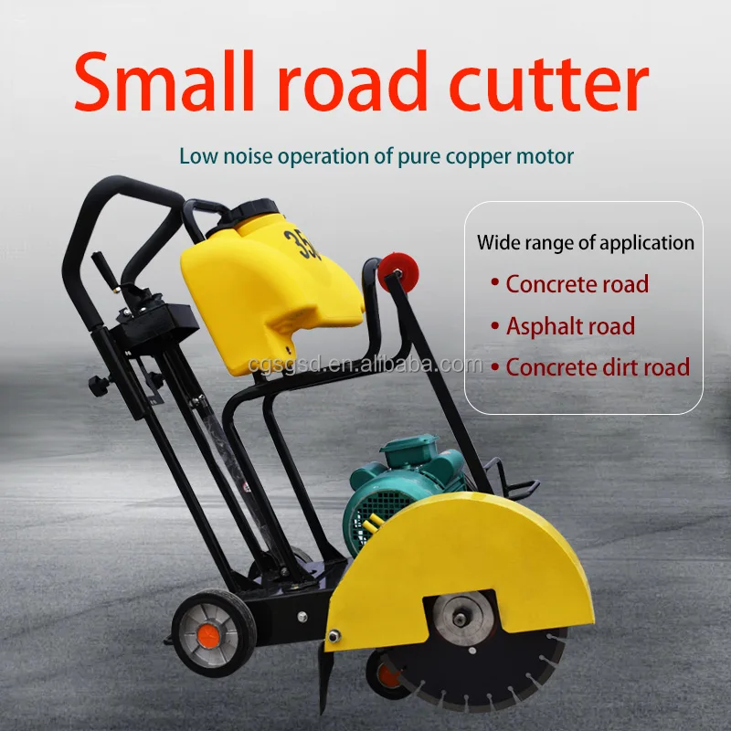 High effective Concrete cutter 8cm cutting depth durable with Honda Loncin engine Handhold Asphalt Concrete floor saw