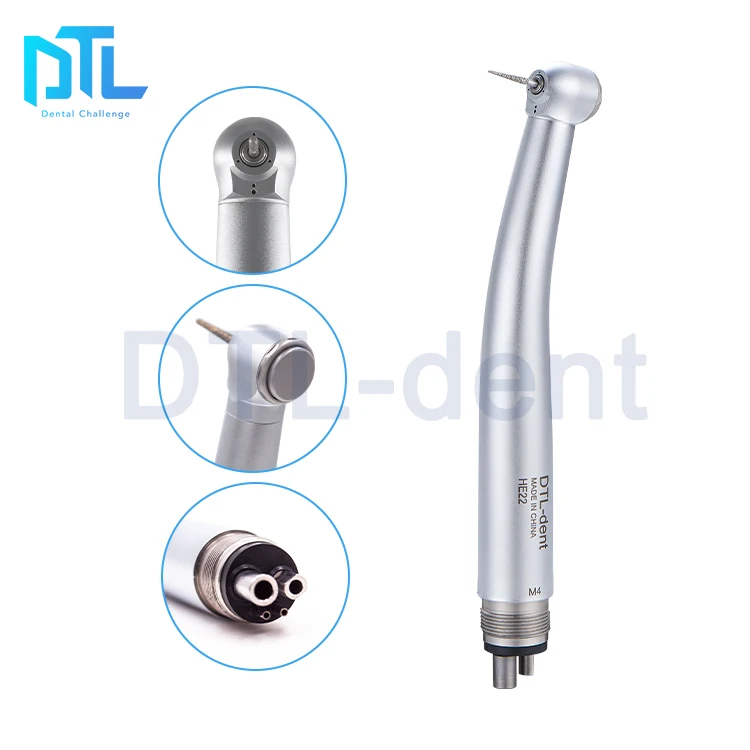 Dental Products Dental Handpiece Single Water Spray High Speed 2/4 Hole Push Button Air Turbine Handpiece Dental Surgery Handpie