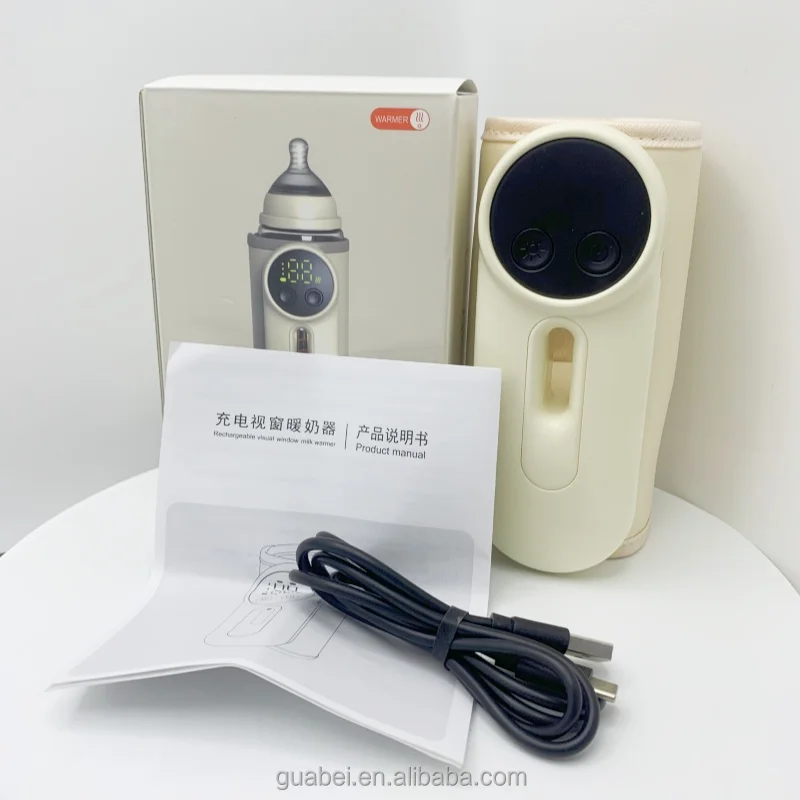 New Design 2024 Multi-functional Smart Wireless Bottle Warmer USB Portable Baby Breast Milk Heater Warmer