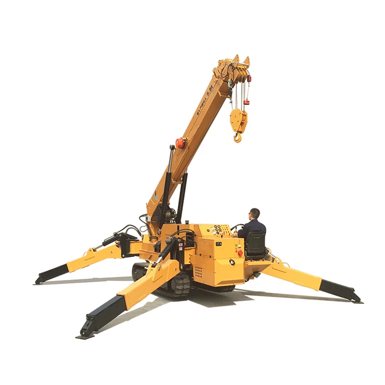 Beta 5.5Ton Foldable 360 Degree Hydraulic Mini Crawler Spider Cranes For Sales