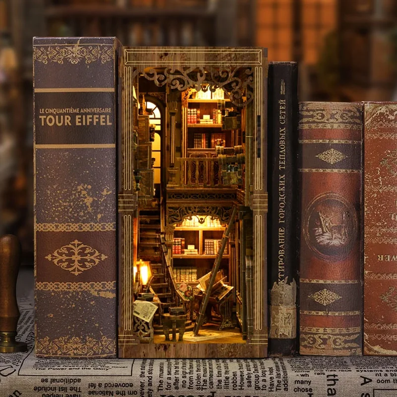 Заводская УФ-печать книжный уголок Волшебный дом библиотечный антикварная коллекция книг комната история на заказ