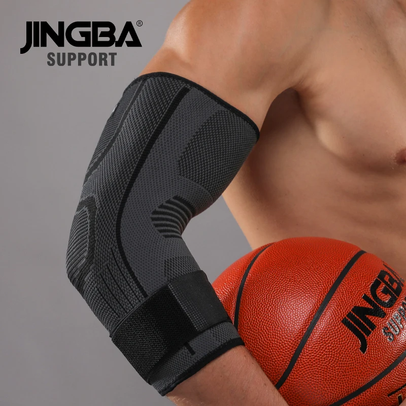  JINGBA 01304 нейлоновая Поддержка локтя дышащая защита для верховой езды бега спортивная пользовательские мотоциклетные