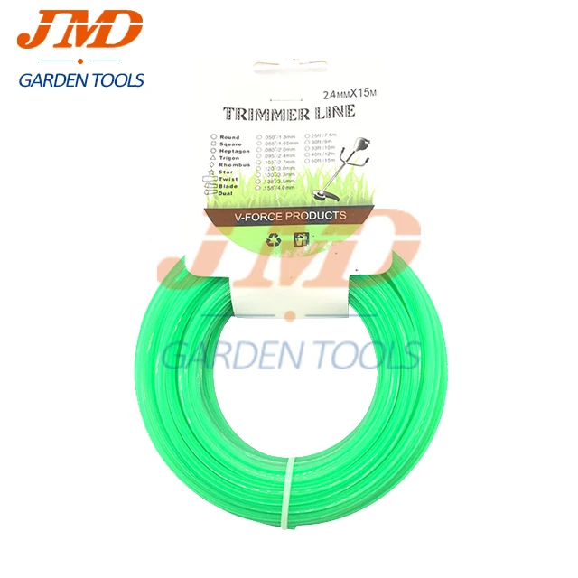 Garden tools Weed Eater Wacker Lawn Mower Grass Trimmer Brush Cutter parts 2.4 x 15m Nylon Trimmer Line