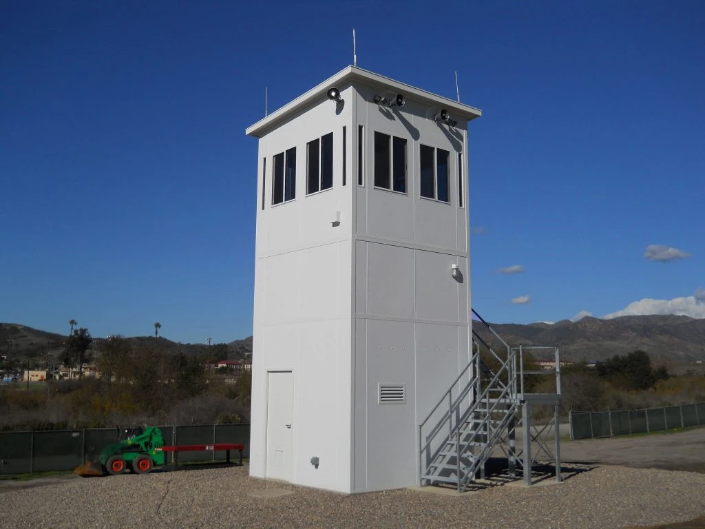Customized Size Prison Security Tower Watchtower Tower Steel By Fire Protecting Agricultural Irrigation Telecommunication Tower