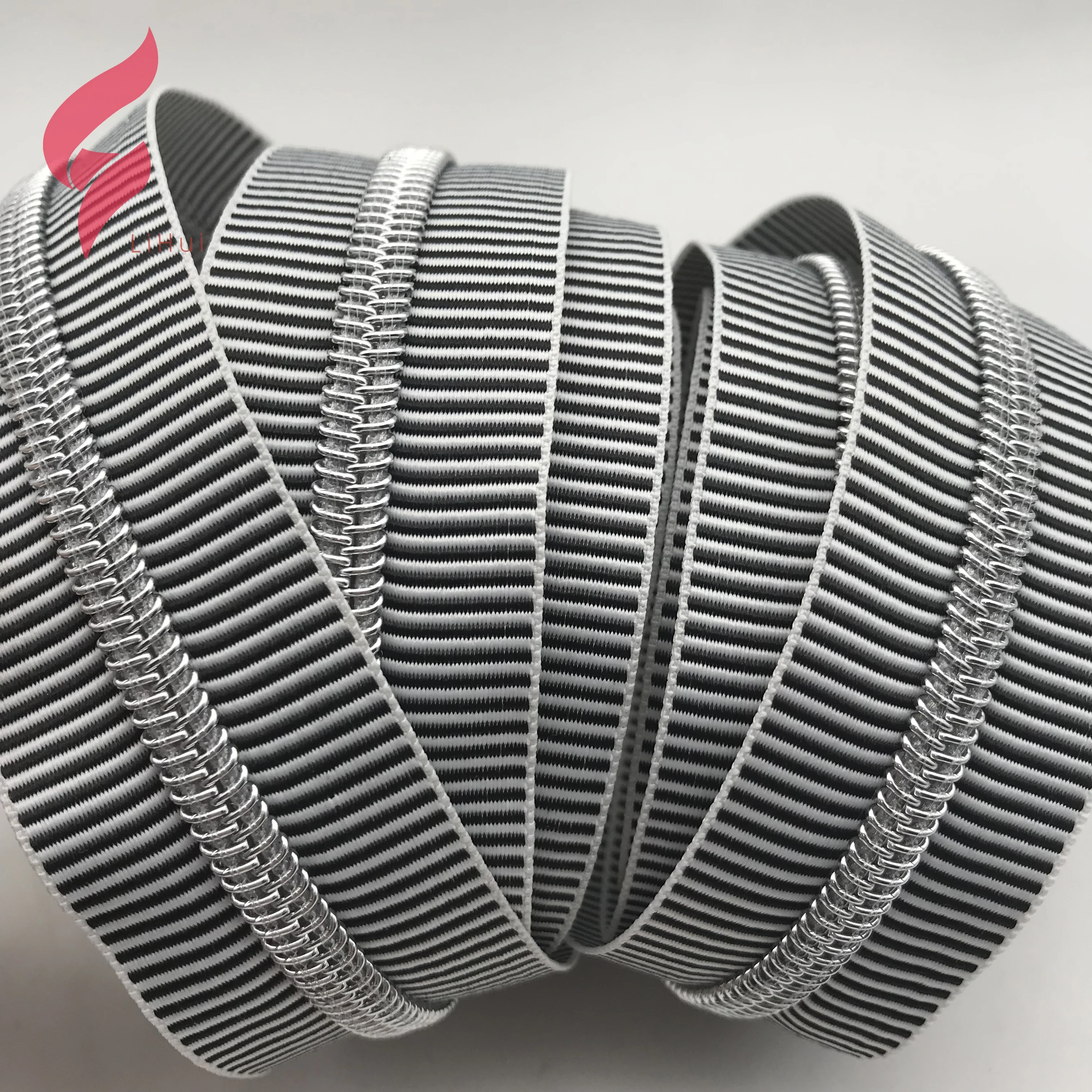 Lihui hardware Nylon Zipper Roll Zippers Garment Accessories Gold Silver 3#5#8#10#Waterproof zipper