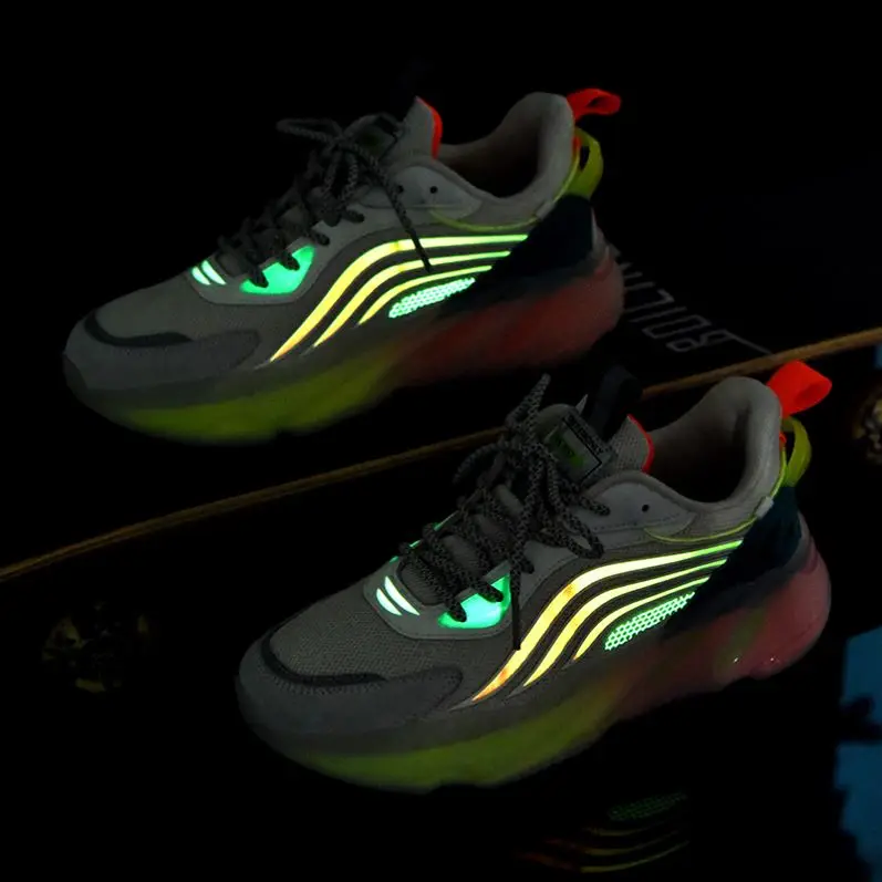 Стильные мужские повседневные летающие тканые модные кроссовки на заказ