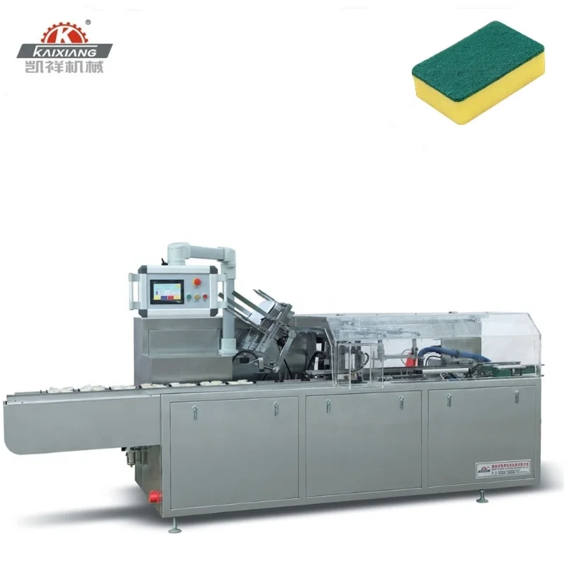 
Automatic Fibre Abrasive Pad Carton Machine Sponge Packing Machine 