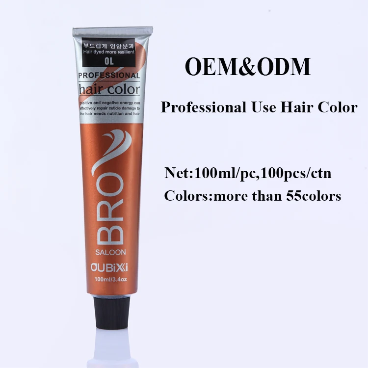 2019 Best Selling Permanent Professional Italian Hair Color Brands Names