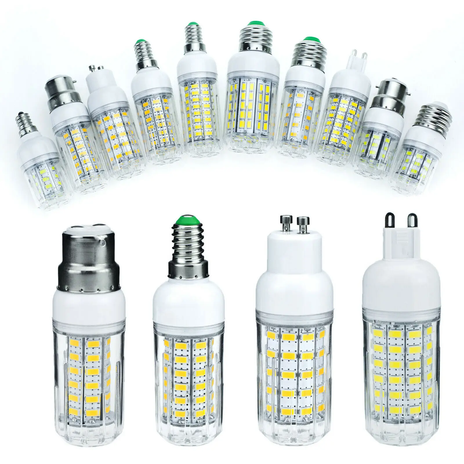 Светодиодные лампы-кукуруза 5730 SMD 45 Вт эквивалентная яркая лампа