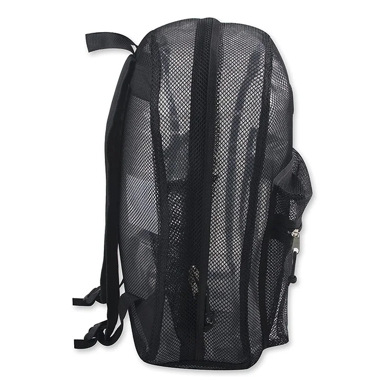 Custom Lightweight Netted Camping Daypack Breathable Mesh-panel Trail Outdoor Ventilated Backpack for Outdoor Activities Hiking
