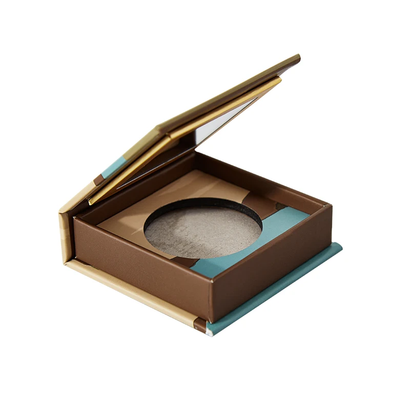 Custom Logo Empty Private Label Cosmetic Eye Shadow Eyeshadow Palette Container Box Case Empty Custom Makeup Eyeshadow Palette