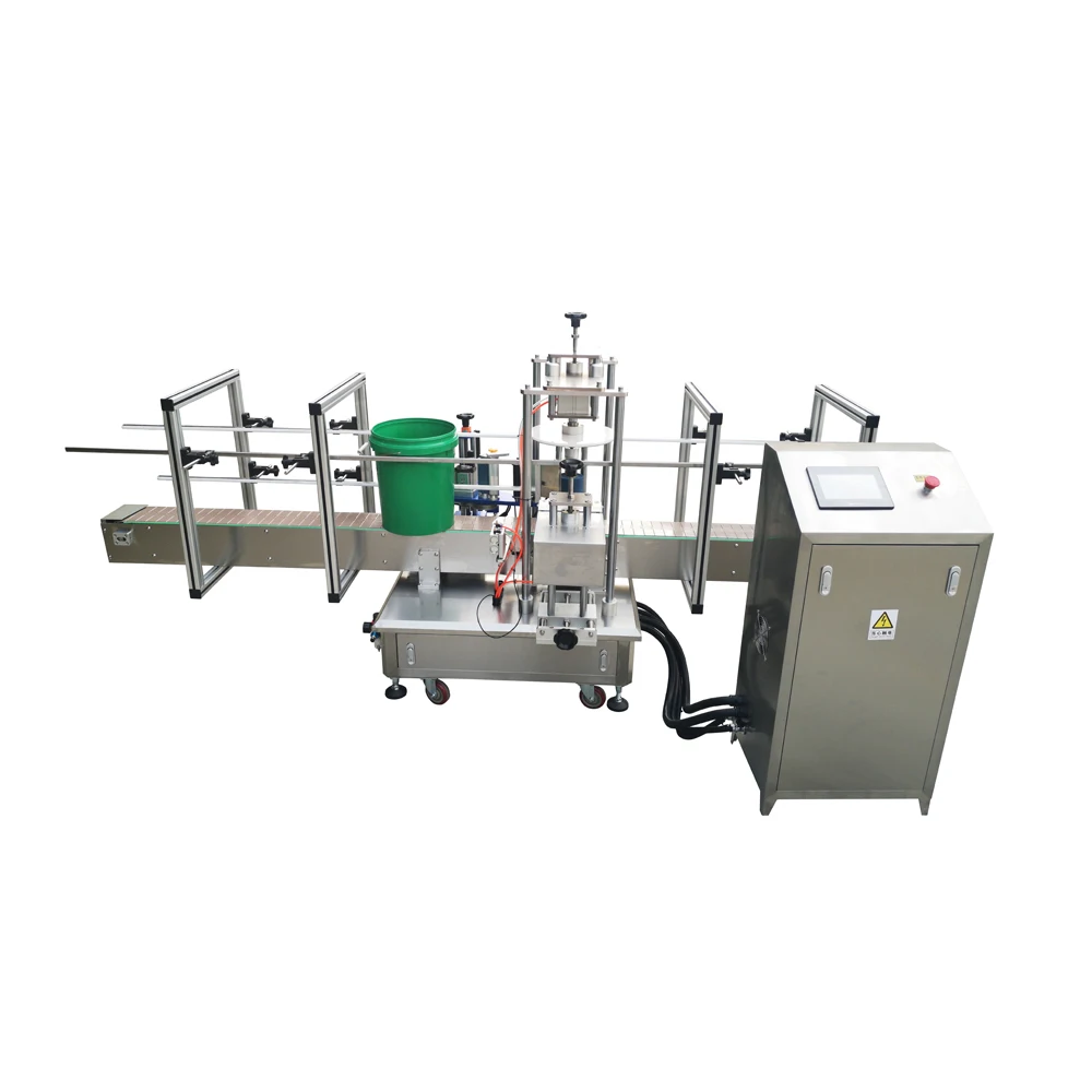 METICA Automatic adhesive sticker Paint can Bucket Pail Labeling Machine 5L 10L 15L 20L
