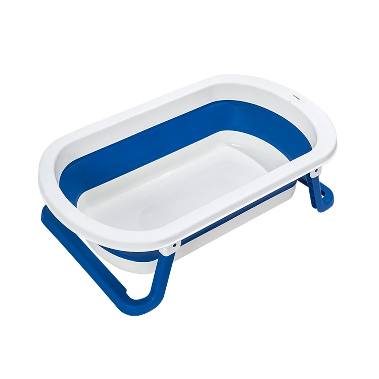 Collapsible toddler bathing tub folding kids bathtub baby bath basin