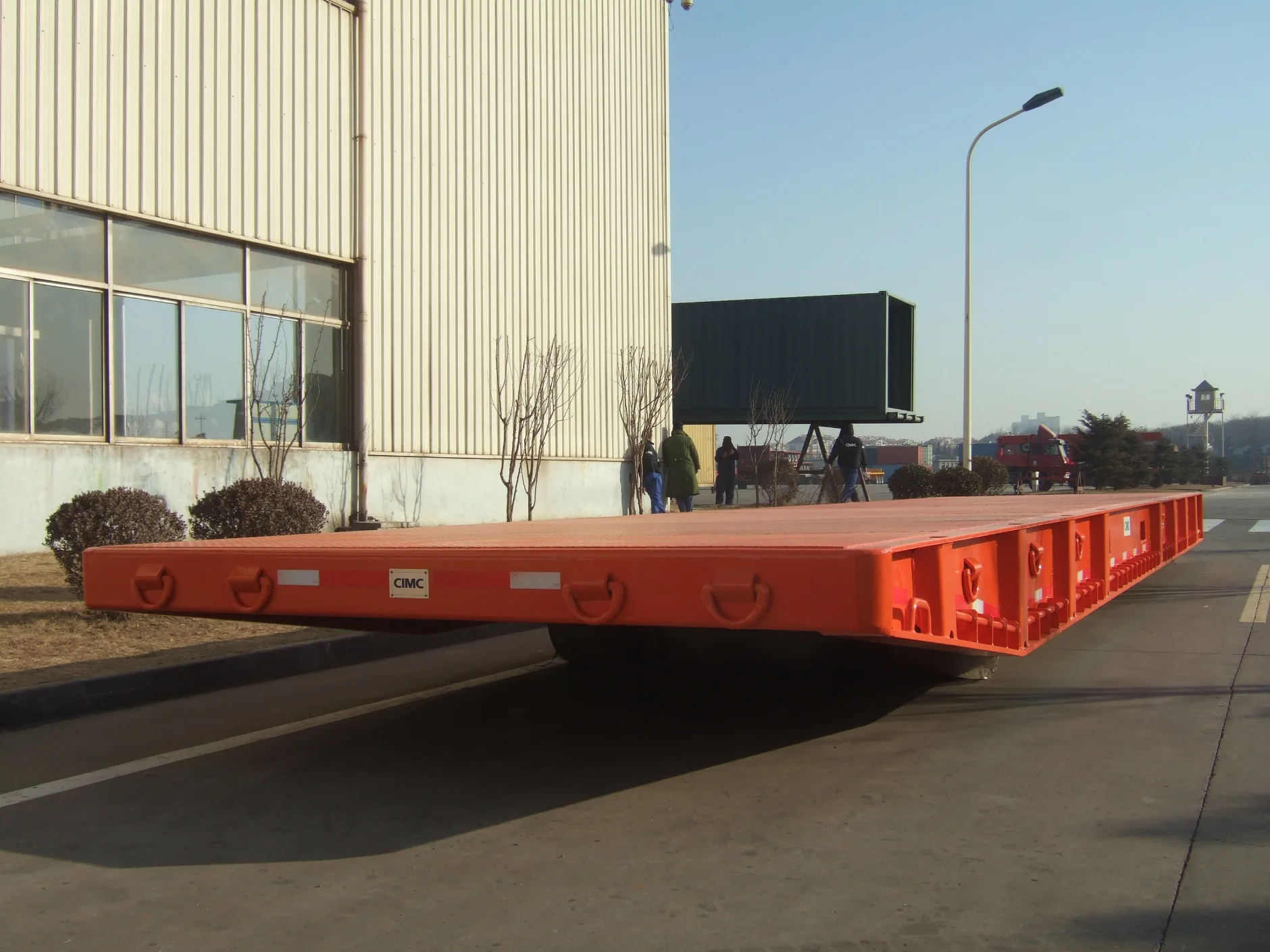 40ft Mafi трейлер стальной полуприцеп рулонный для транспортных нужд