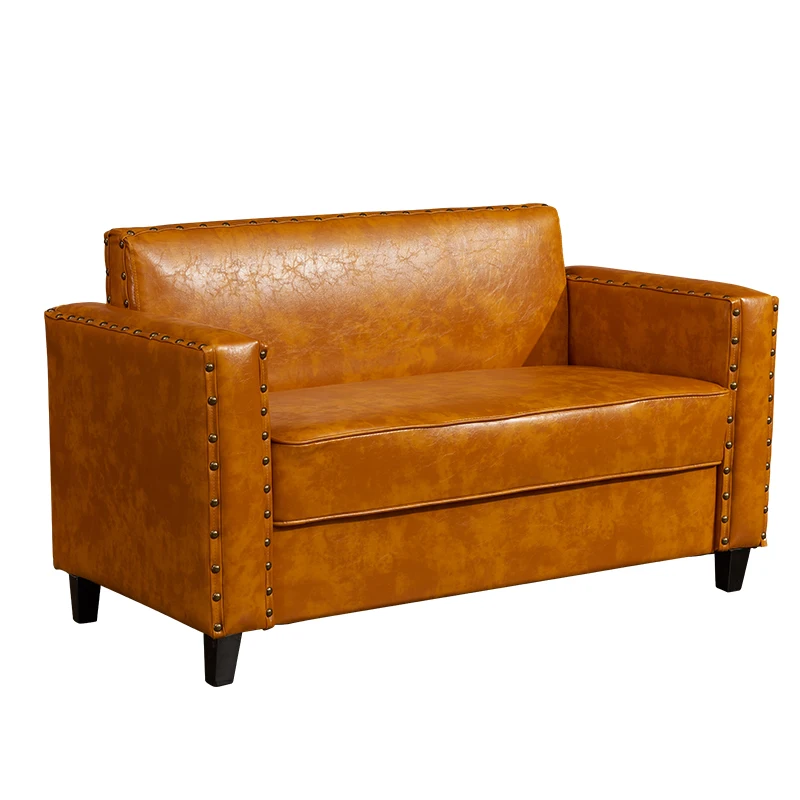 Высококачественный Западный ресторанный диван с 2 сидениями, внутренний деревянный с кожаным обеденным диваном, обеденный стул для кофейни, баров