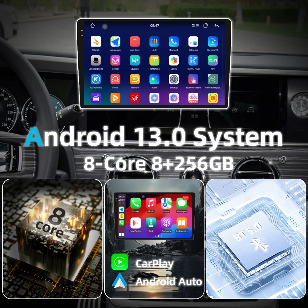 Автомобильная мультимедийная система UIS7870 8-ядерный 2 7 ГГц Android 13 Автомагнитола для Chevrolet Lacetti Optra Buick Excelle 2004-2013