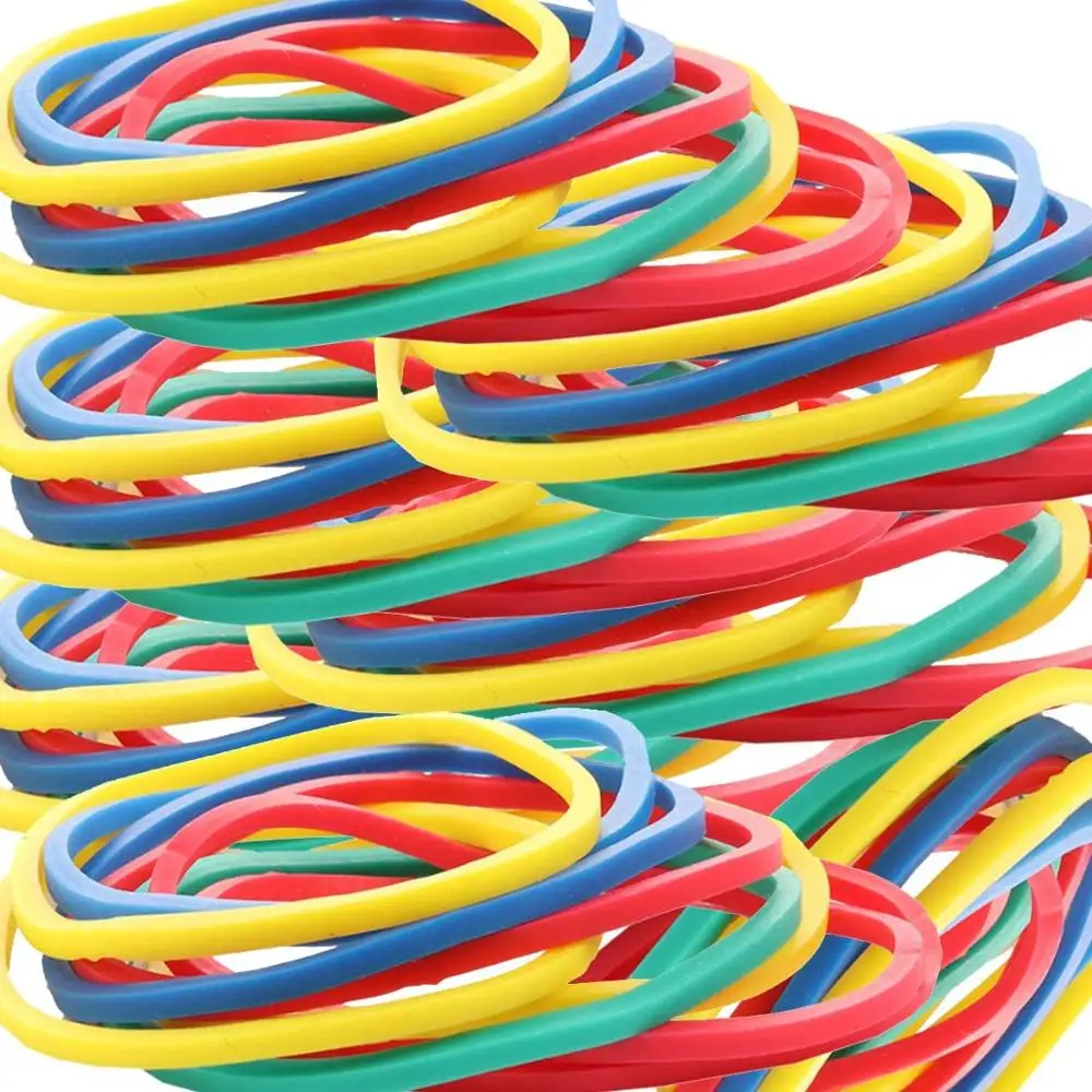 500pcs Size 16 Small Rubber Bands for Office School Home Elastic Band