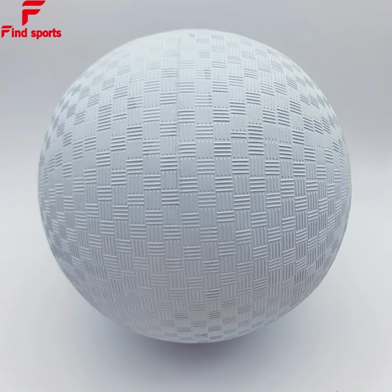 Kindergarten 7 Inch rubber soft ball Custom Colorful Inflatable Playground Ball For Kids