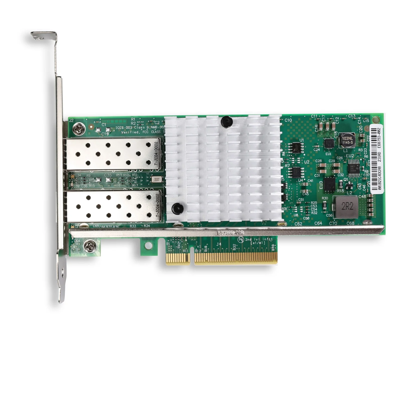 Intel 82599ES SR2 двухпортовый 10-гигабитный SFP + PCI Express x8 Ethernet Сетевая интерфейсная карта