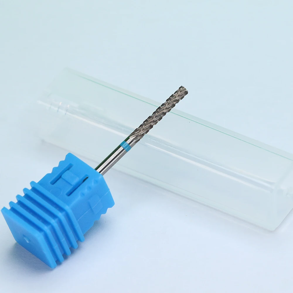High Tooth Speed  Nail Drill Bit Gel Polishing Bits Tungsten Cuticle For Electric Nail Drill