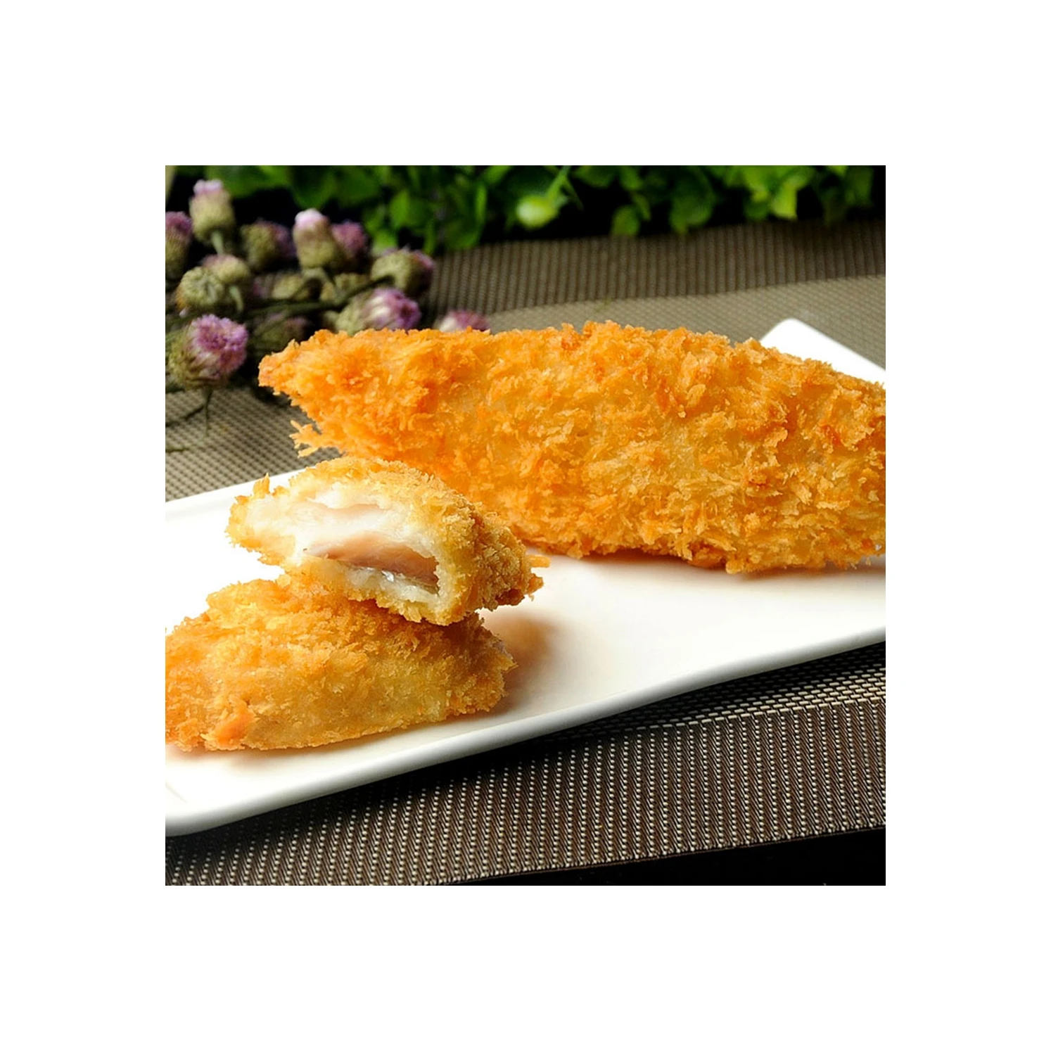 China manufacturer frozen seafood bread crumbs cod Alaska cod fillets fried quick bread cod fillets