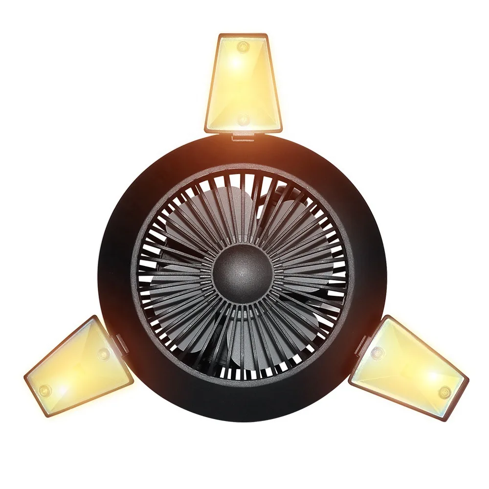 4 in 1 solar camping tent light rechargeable Outdoor portable Camping fan